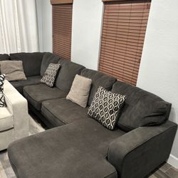 Gray Sectional Couch 