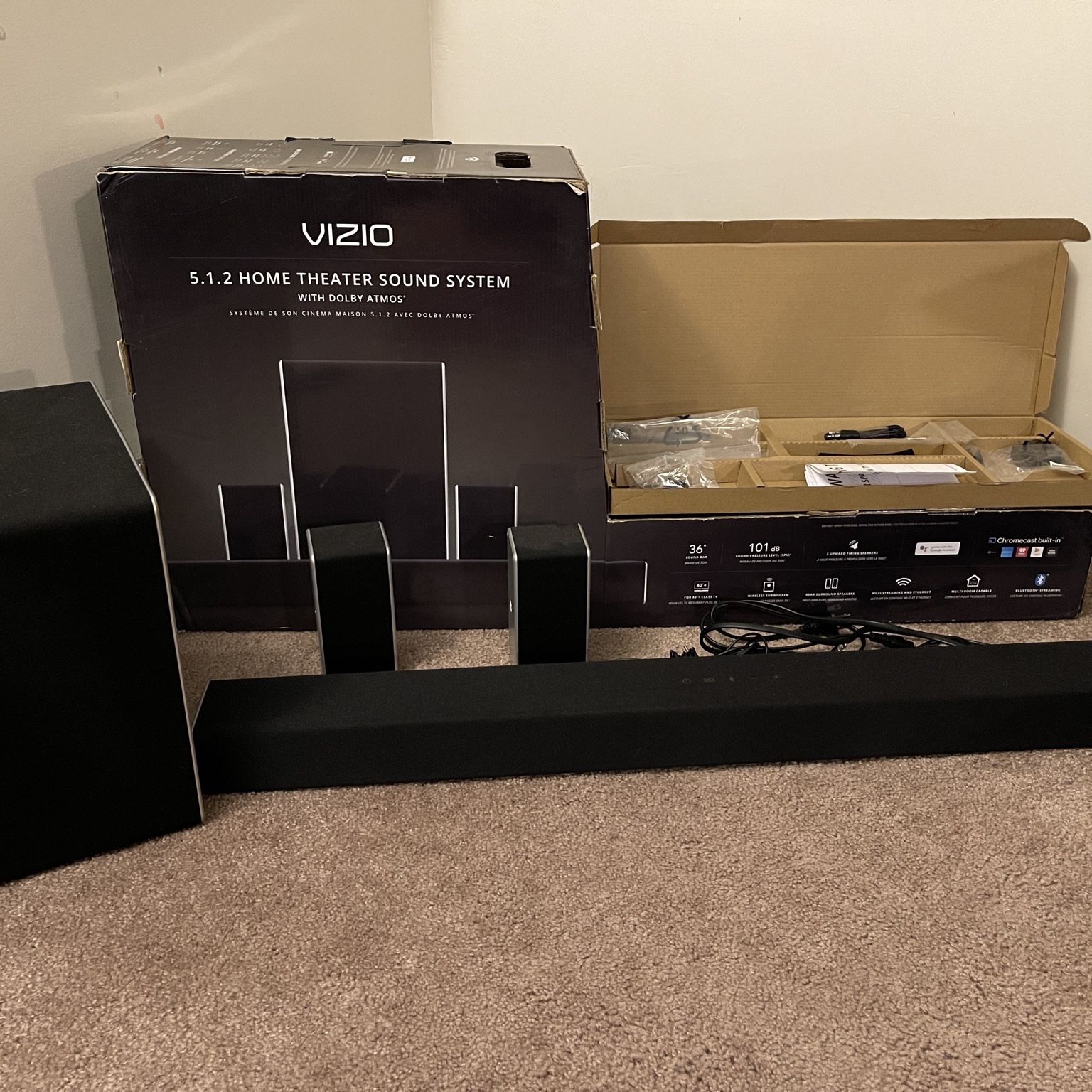 Vizio Home Theater Sound System With Dolby Atmos