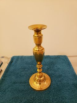 CAROLINA BRASS CANDLE HOLDER