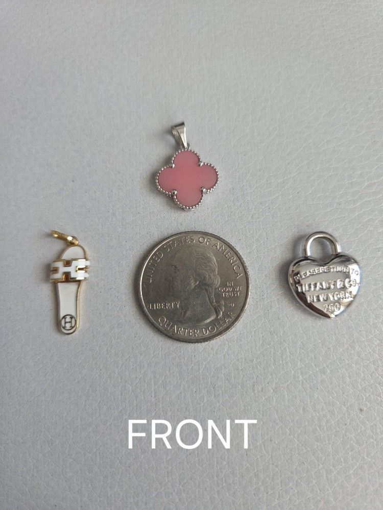 18k Real Gold Pendants