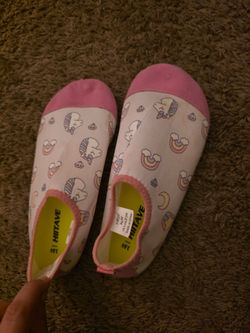 Hiitave Kids Water Shoes Unicorn Print