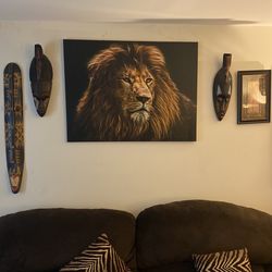 I am selling everything moving a lot of African statues mask also have TVs dining room table anything you need I have everything must go