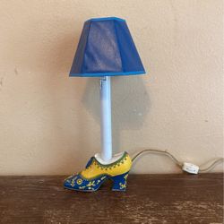 Vintage Shoe Lamp