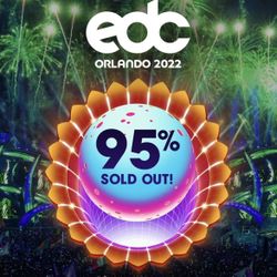 EDC Orlando Electronic Daisy Concert General Admission Tickets
