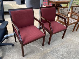 Matching chair solid wood excellent condition