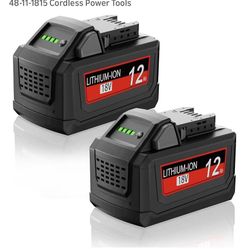 Milwaukee 2 Pack V18 12 AH 