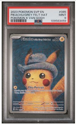 Felt Hat pikachu psa 9
