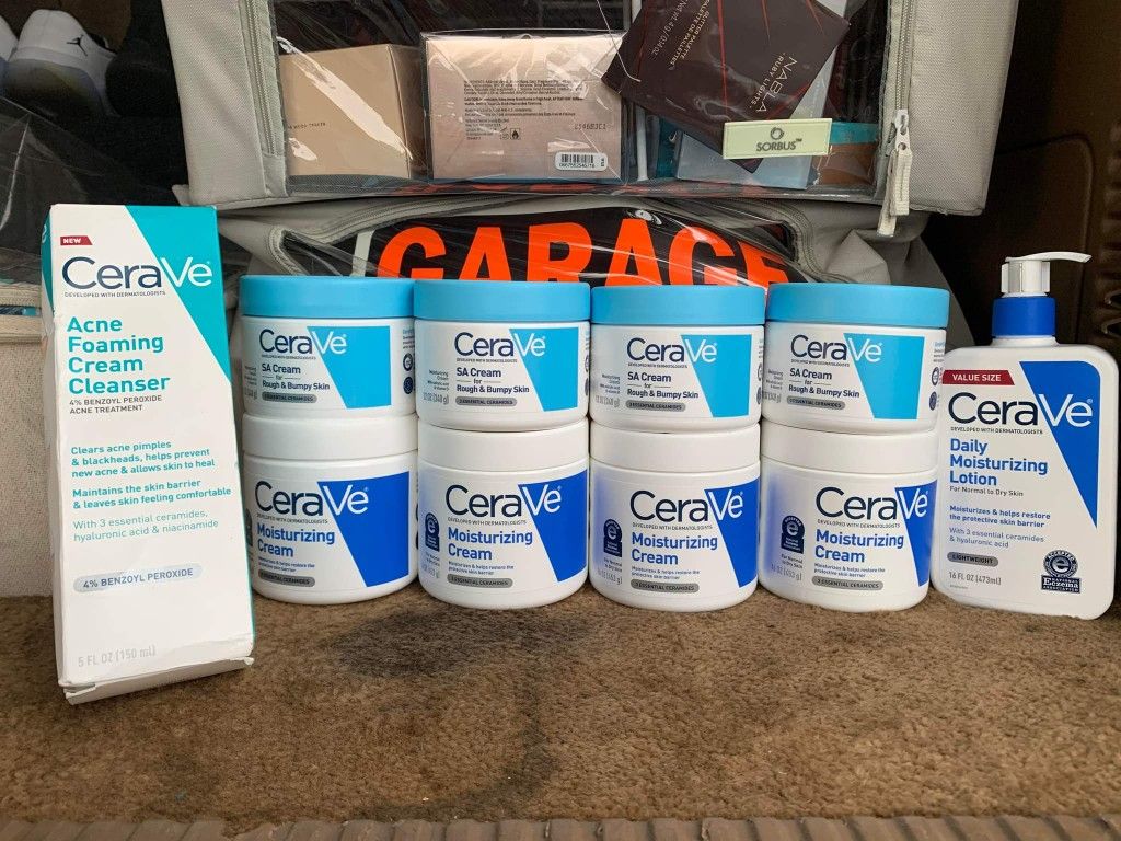 Cerava And Aveeno Lotions, Moisturizers