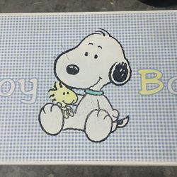 Vintage Snoopy and Woodstock Toy Box