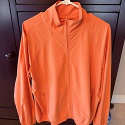 Like New lululemon Adapted State Track Jacket, sz 12, orange