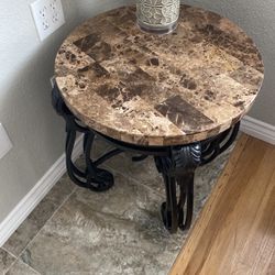 Marble Coffee & End Table Set