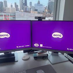 BenQ 24" Dual Monitors