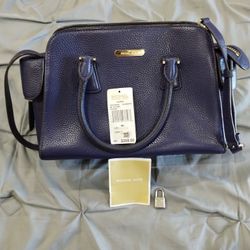 Michael Kors  Harper Blueberry Satchel 