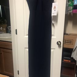 Dark Blue Long Dress  Brand New 