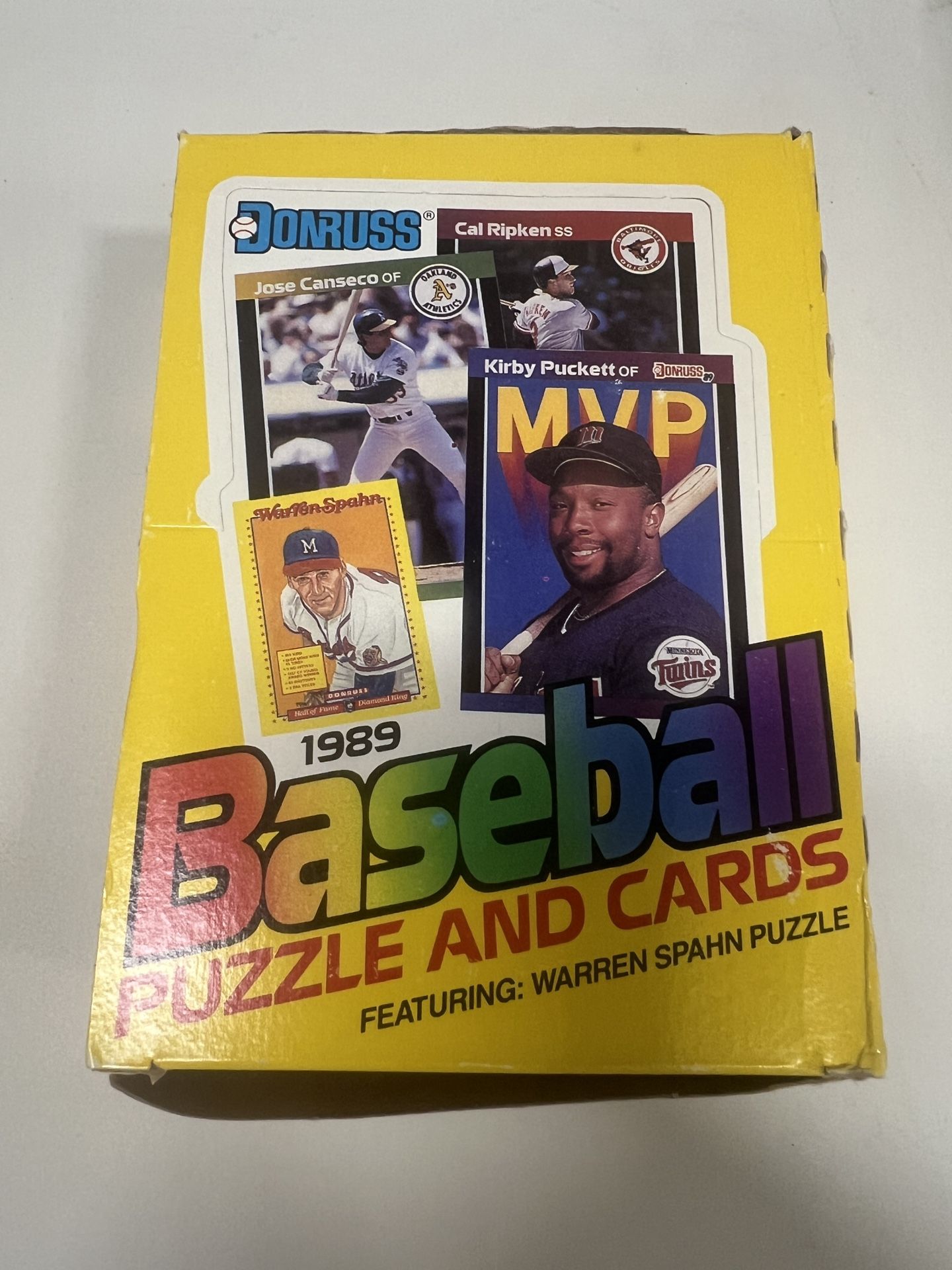 1989 Donruss Baseball Wax Box - Unopened Packs