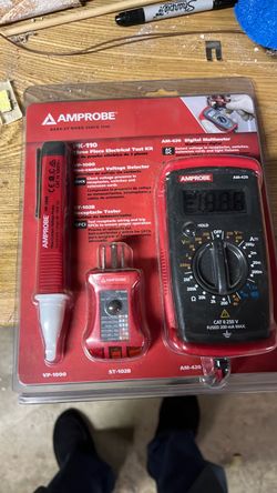 Amprobe 3 piece electrical test kit