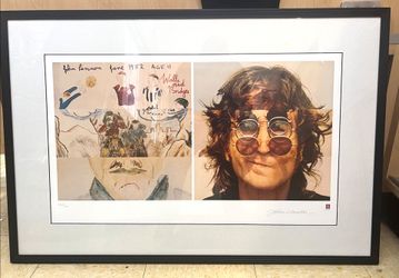 Imagine / walla and bridges. Numbered and matted.