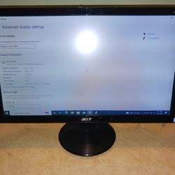 Acer P186H 18.5" Widescreen LCD Monitor – Great Condition