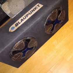 2 12 Blaupunkt Subs Old School Speakers