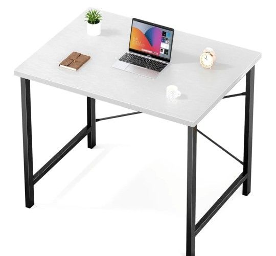 32inch Small Desk-white