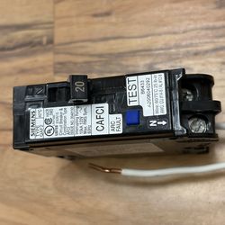 Simmens AFCI fault breaker 20A