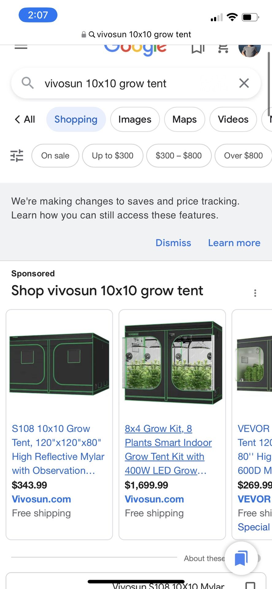 10x10 Vivosun Grow Tent
