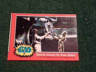 1977 Topps Star Wars Red Error Card #70