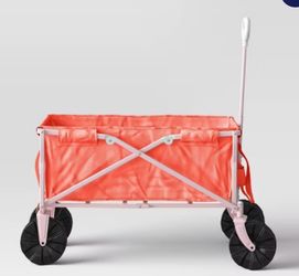 Flat Folding Wagon Orange