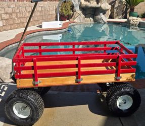 Woodie Wagon with Welded Steel Frame