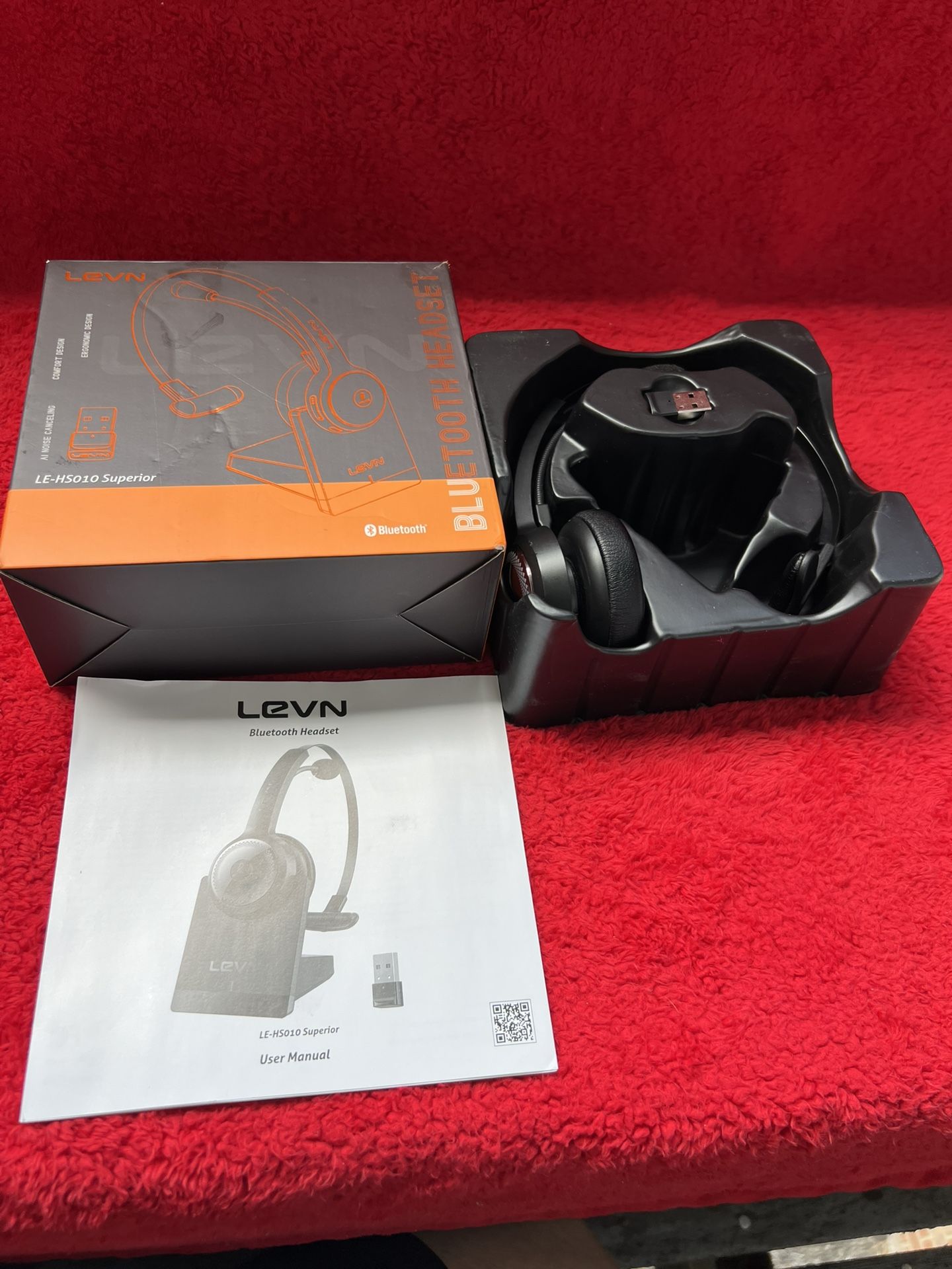 Open Box* New AI Noise Cancelling Headphones Levn