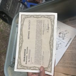 1960 Hermes Type Writer