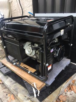 Heavy duty gasoline titan generator 42 amps /120/240 volts AC