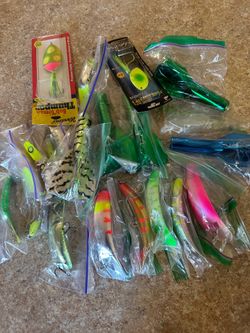Salmon tackle lot