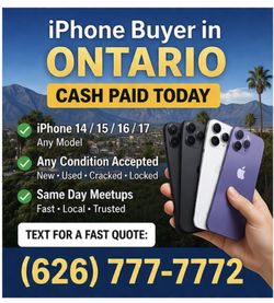 Ontario iPhone Buyer – Fast Cash