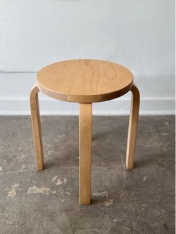 2017 Alvar Aalto Artek Stool 60 (3 total- sold separately)