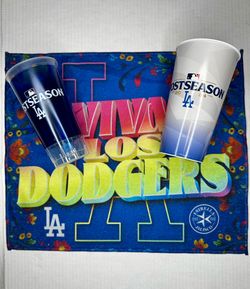 2024 NLDS Game 5 Dodger Rally Towel/Cups Last Game vs. Padres
