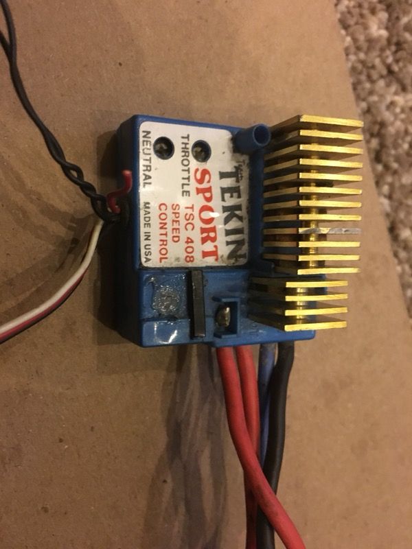 U.S. made, Vintage RC speed control/esc: Team Tekin Sport TSC 408 Speed Control