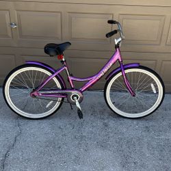 Kent Bicycle 24" Inch Wheel Tire La Jolla Girl Aluminum Beach  Cruiser Bike Purple Outdoor Exercise Fun