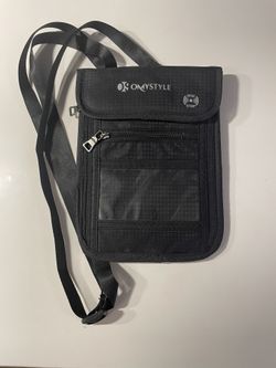 OMYSTYLE Neck Travel Wallet, RFID Passport Holder, Adjustable Neck Strap