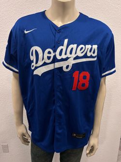Yamamoto Dodgers World Series Patched Blue and White  Stitched Jersey