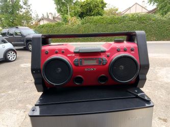 VTG Sony ZS-H10CP Radio Boombox AM/FM/CD Portable Heavy Duty Water-Resistant