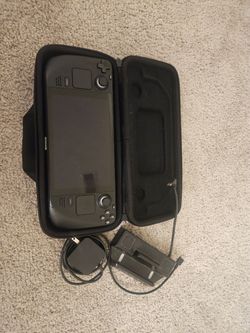 256gb lcd steam deck + 1tb SD card, case, dock, and charger