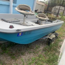 $1500 OBO 12ft Jon Boat W/trailer 