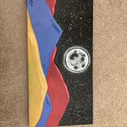 Original Abstract Acrylic Painting-Signed 2025