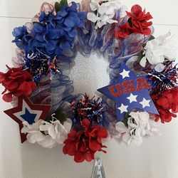 Fourth Of July Wreath