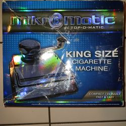 Barely Used Top-o-matic Cigarette Rolling Machine