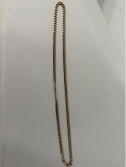 14k Solid Curb Chain