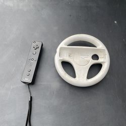 Nintendo Wii Remote + Wheel