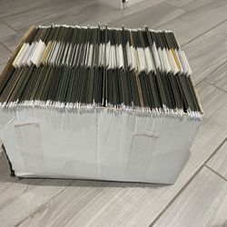 Pendaflex Hanging Folders and Classic Manila File Folders