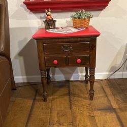 Ethan Allen Vintage 2 Drawer End Table/ Side Table